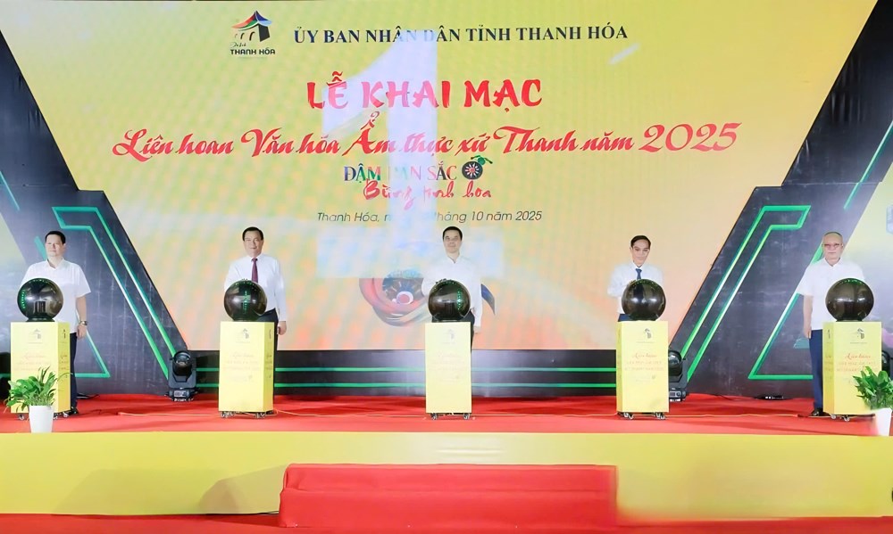 Liên hoan Văn hoá Ẩm thực xứ Thanh 2025: Đậm bản sắc, bừng tinh hoa - ảnh 1