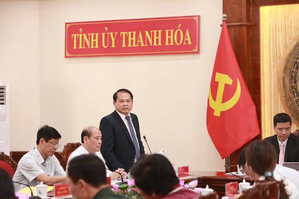Thanh Hóa họp báo thông tin về Đại hội Đảng bộ tỉnh lần thứ XX - ảnh 2