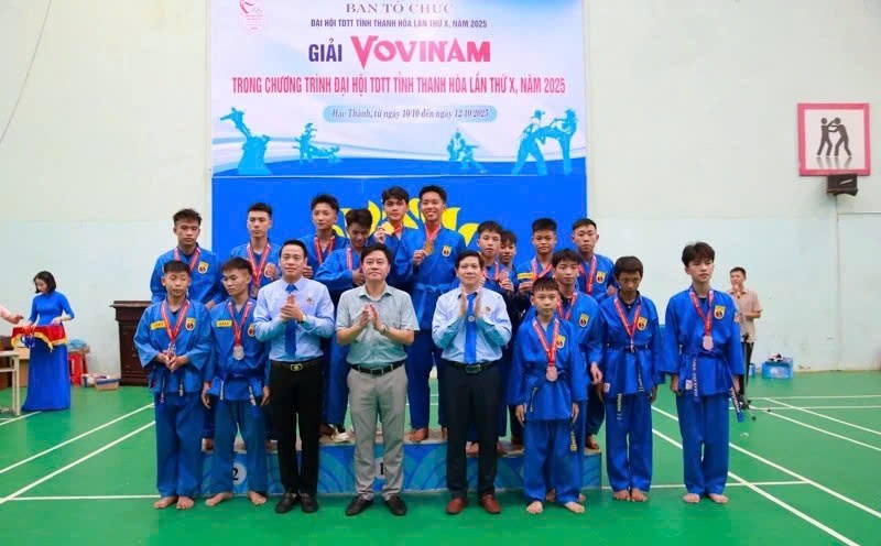 Khép lại giải Vovinam Thanh Hóa 2025: Lan tỏa tinh thần thượng võ, rèn luyện sức khỏe - ảnh 1