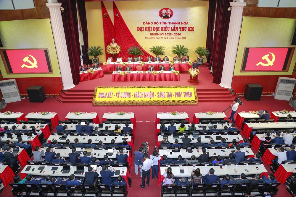 Thanh Hóa: Hoàn tất phiên trù bị, sẵn sàng cho Đại hội Đảng bộ tỉnh lần thứ XX - ảnh 1