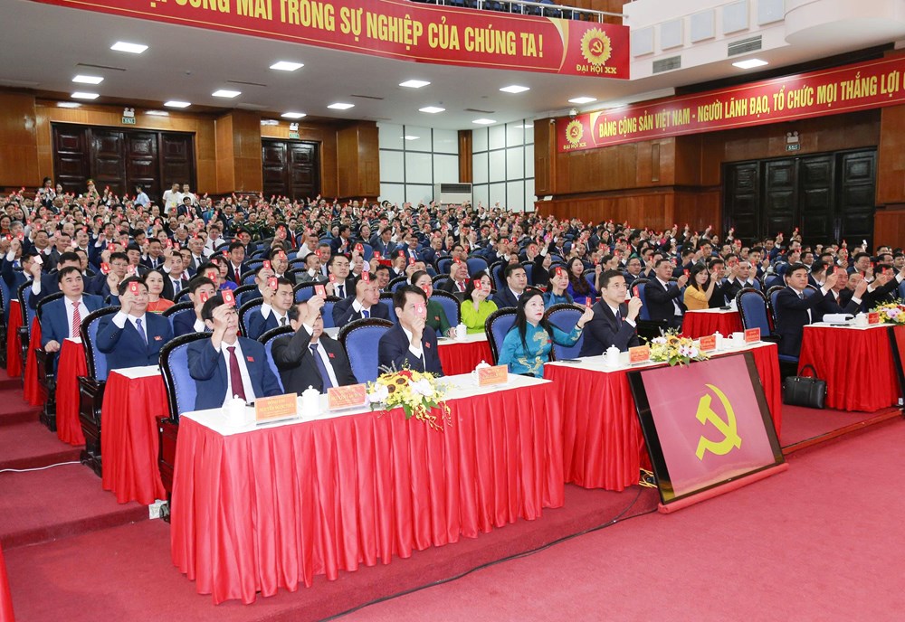 Thanh Hóa: Hoàn tất phiên trù bị, sẵn sàng cho Đại hội Đảng bộ tỉnh lần thứ XX - ảnh 2