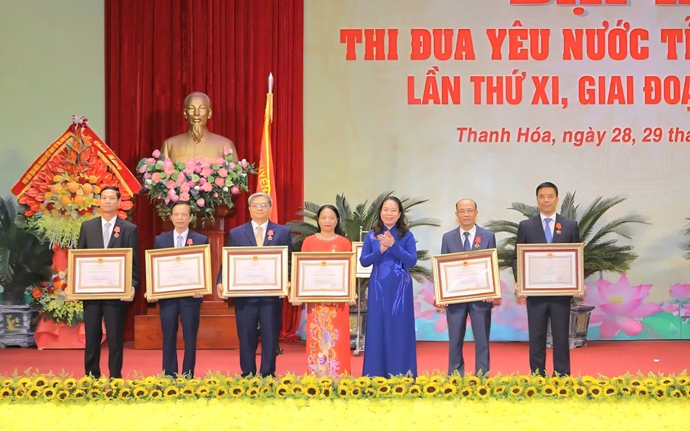 Phó Chủ tịch nước dự Đại hội Thi đua yêu nước tỉnh Thanh Hoá - ảnh 4