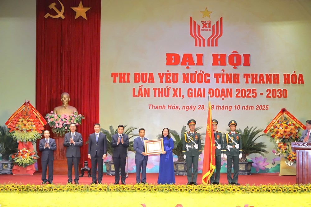 Phó Chủ tịch nước dự Đại hội Thi đua yêu nước tỉnh Thanh Hoá - ảnh 3