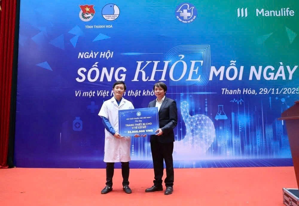 Sống khỏe mỗi ngày đến Thanh Hóa: Chung tay hỗ trợ người dân sau bão lũ - ảnh 6
