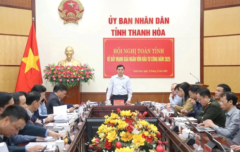 Thanh Hóa tăng tốc giải ngân đầu tư công, quyết về đích đúng hạn - ảnh 1