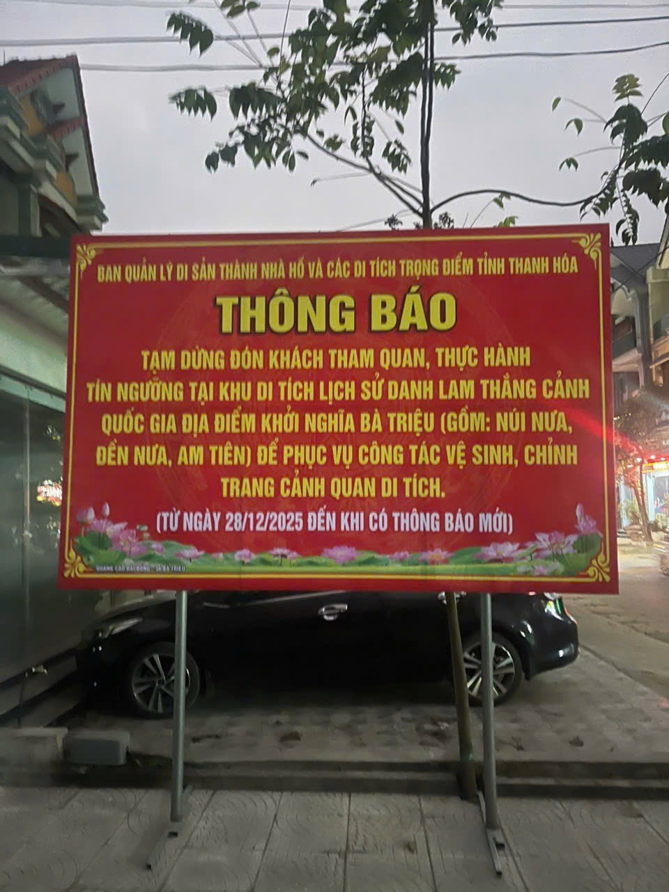 Xử lý dứt điểm vi phạm, lập lại trật tự tại Di tích khởi nghĩa Bà Triệu - ảnh 3