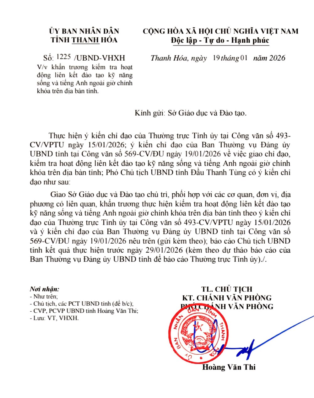 Thanh Hóa kiểm tra khẩn hoạt động liên kết đào tạo kỹ năng sống, tiếng Anh ngoài giờ - ảnh 1
