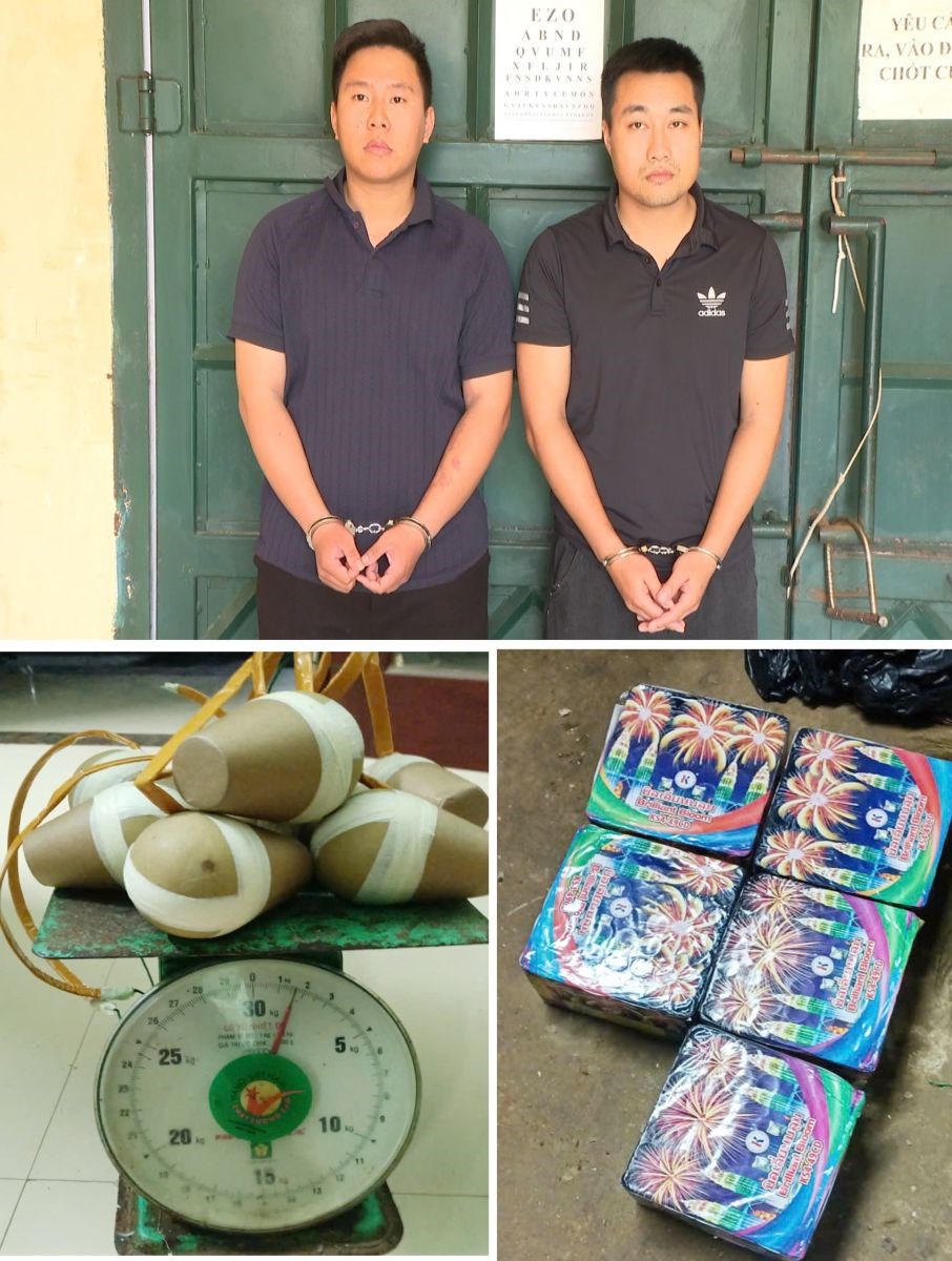 Bắt 2 đối tượng vận chuyển, tàng trữ gần 30kg pháo nổ dịp cận Tết - ảnh 1
