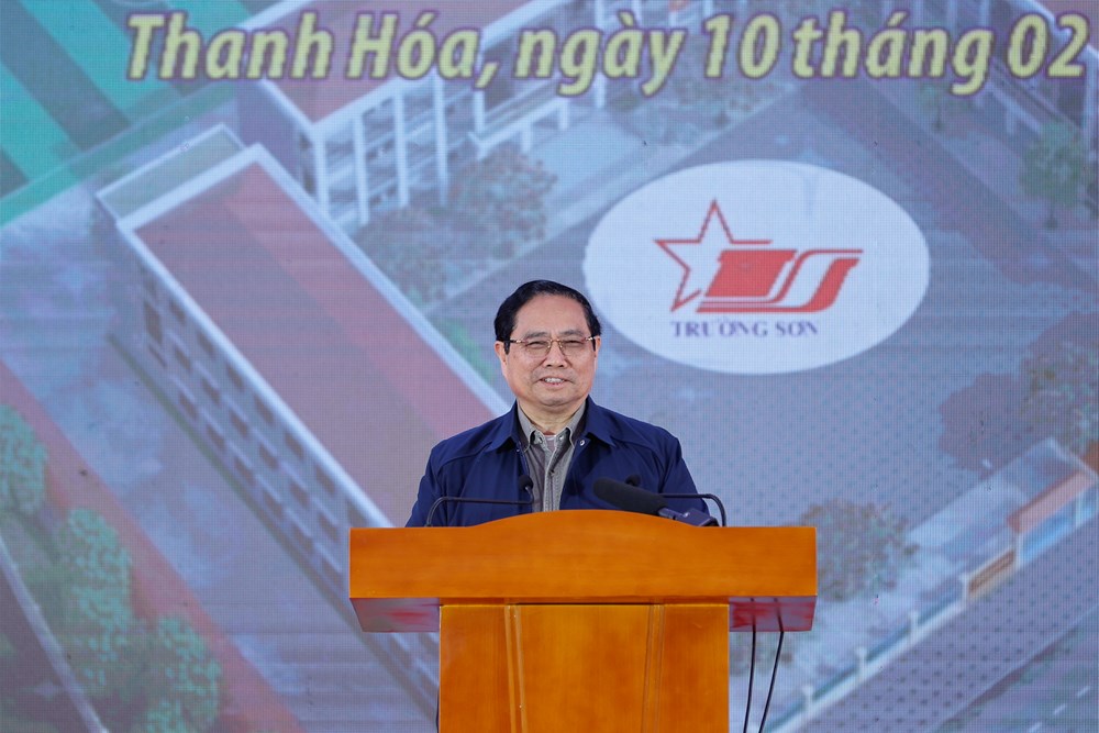 Thủ tướng dự Lễ khởi công Trường liên cấp Cẩm Thạch, tiếp sức học sinh miền núi - ảnh 2