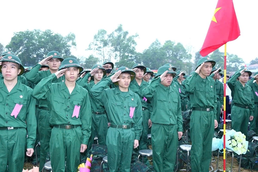 Thanh niên xứ Thanh rộn ràng ngày hội lên đường nhập ngũ - ảnh 5