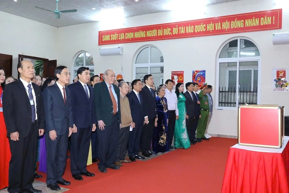 Thanh Hóa rộn ràng ngày hội bầu cử - ảnh 1