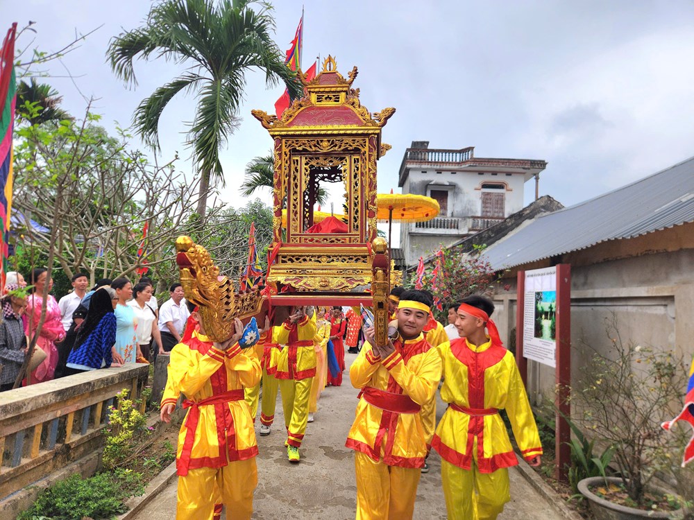 Rộn ràng lễ hội Kỳ phúc Nghè Cẩm Hoàng, giữ hồn quê xứ Thanh - ảnh 3