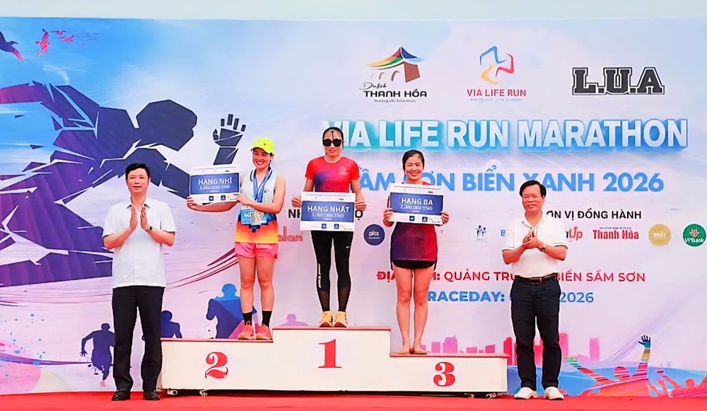 Via Life Run Marathon 2026 khuấy động phố biển Sầm Sơn - ảnh 2