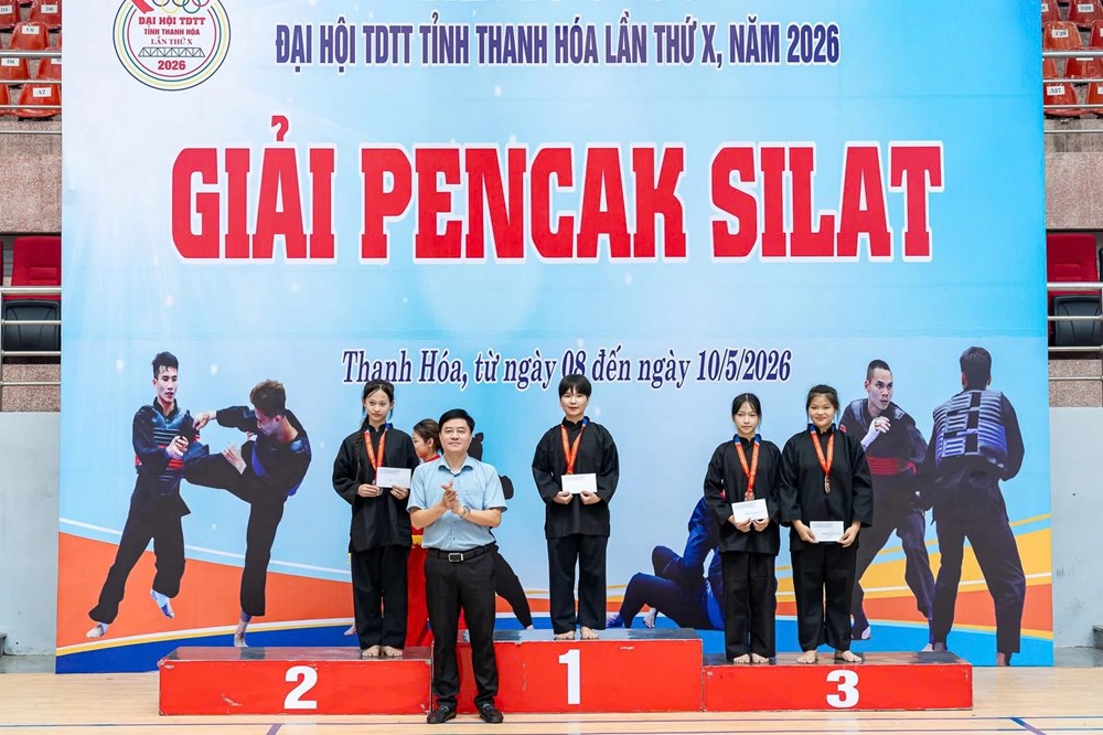 Pencak Silat Thanh Hóa bùng nổ đòn đẹp tại Đại hội TDTT - ảnh 1
