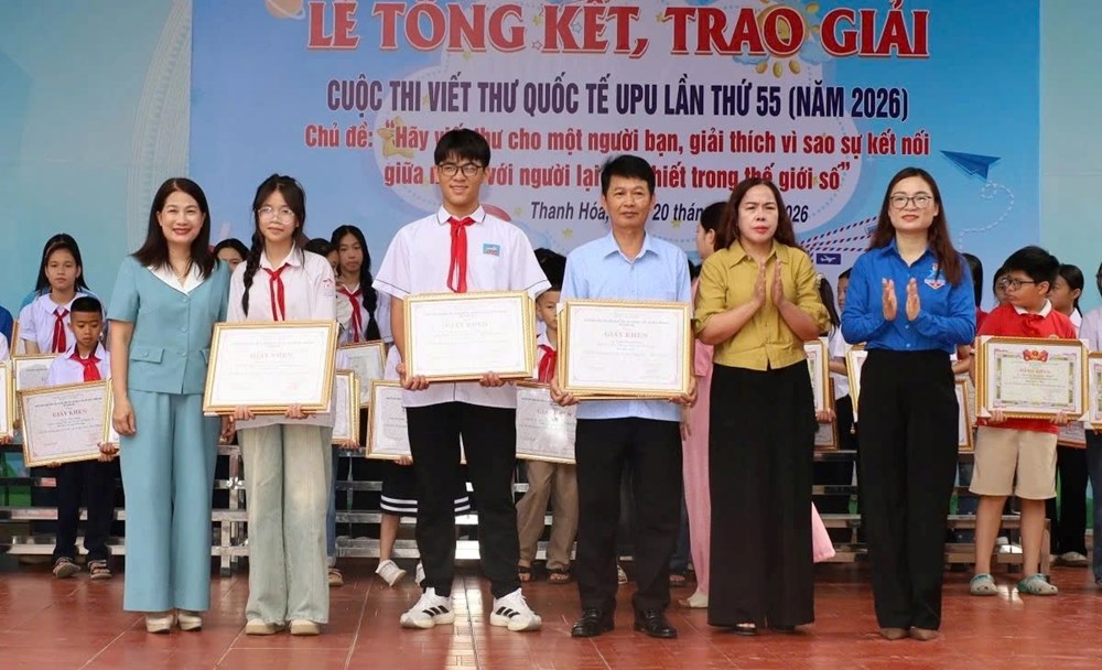 Thanh Hóa: Gần 119.000 bài dự thi viết thư UPU - ảnh 2