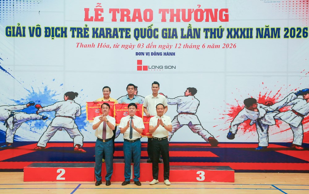 Hà Nội nhất toàn đoàn Giải vô địch trẻ Karate quốc gia 2026 - ảnh 1