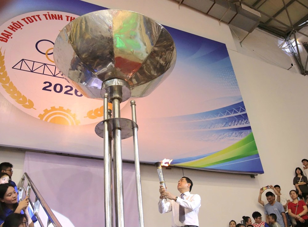 Gần 2.000 VĐV hội tụ, khai mạc Đại hội Thể dục thể thao Thanh Hóa lần thứ X - ảnh 4