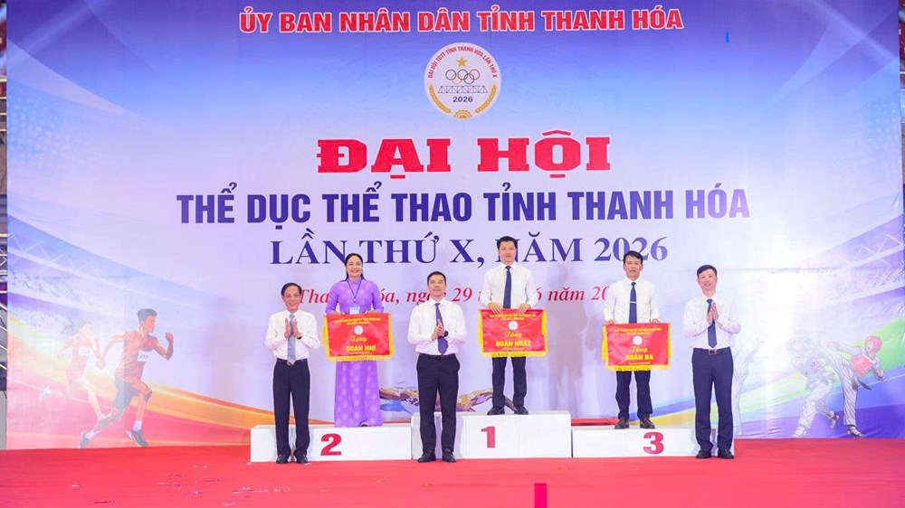 Khép lại Đại hội Thể dục thể thao Thanh Hóa 2026: Gần 7.000 VĐV tranh tài, lan tỏa tinh thần rèn luyện toàn dân - ảnh 4