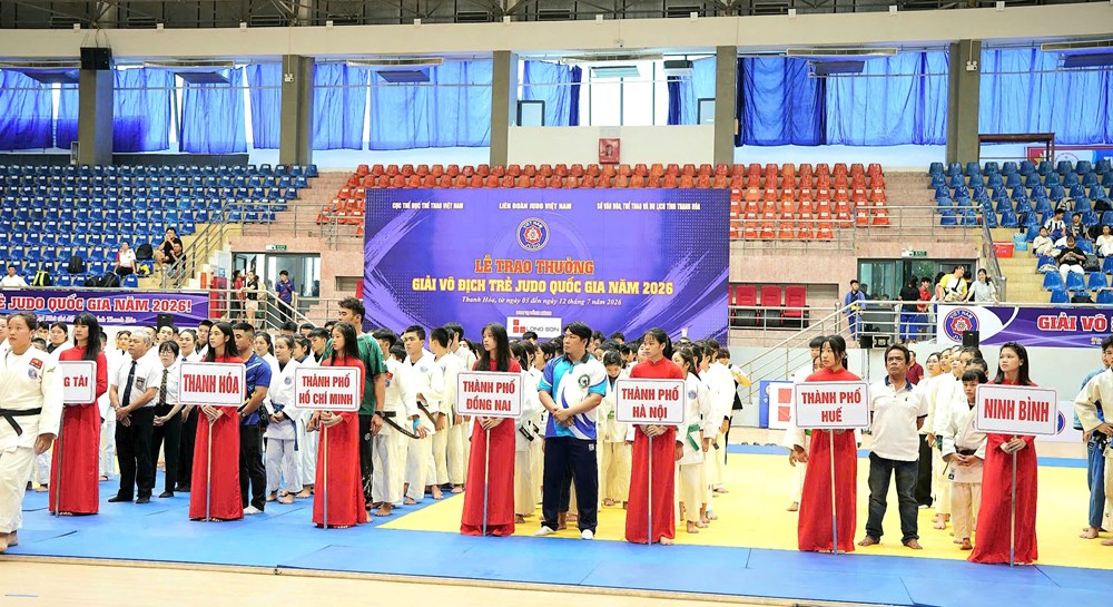 Giải vô địch trẻ Judo Quốc gia 2026 lập kỉ lục với gần 800 võ sĩ tham dự - ảnh 1