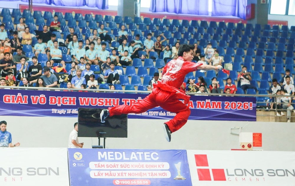 Hơn 600 võ sĩ trẻ tranh tài tại Giải vô địch Wushu quốc gia - ảnh 3