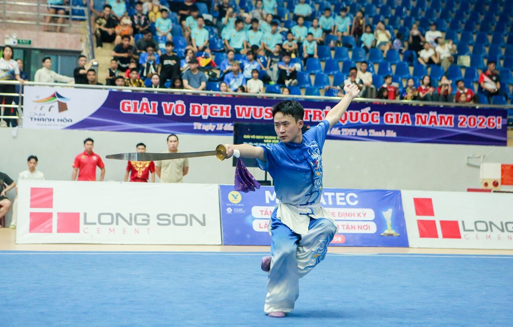 Hơn 600 võ sĩ trẻ tranh tài tại Giải vô địch Wushu quốc gia - ảnh 4