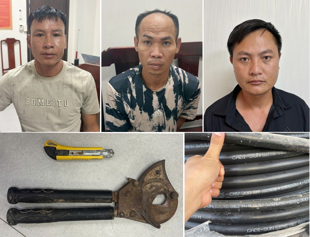 Hai kẻ đột nhập nhà máy trộm gần 300 triệu đồng dây cáp điện sa lưới sau 24 giờ - ảnh 1