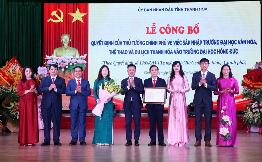 Sáp nhập hai trường đại học, mở hướng phát triển mới cho giáo dục Thanh Hóa - ảnh 1