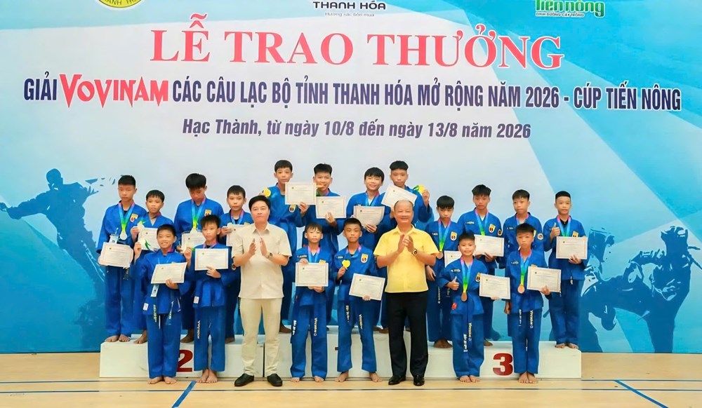 Khép lại giải Vovinam Thanh Hóa, CLB xã Lam Sơn giành ngôi nhất toàn đoàn - ảnh 2