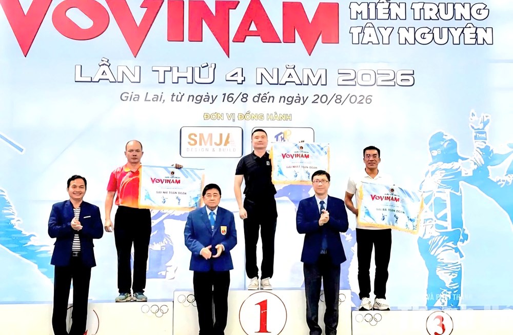 Vovinam Thanh Hóa tiếp tục gặt vàng ở giải khu vực - ảnh 1
