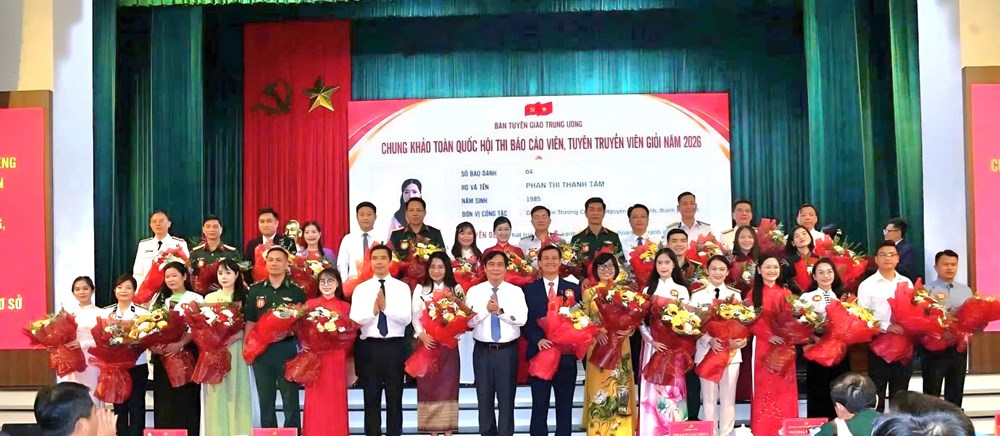 32 báo cáo viên, tuyên truyền viên tranh tài tại Chung khảo toàn quốc ở Thanh Hóa - ảnh 4