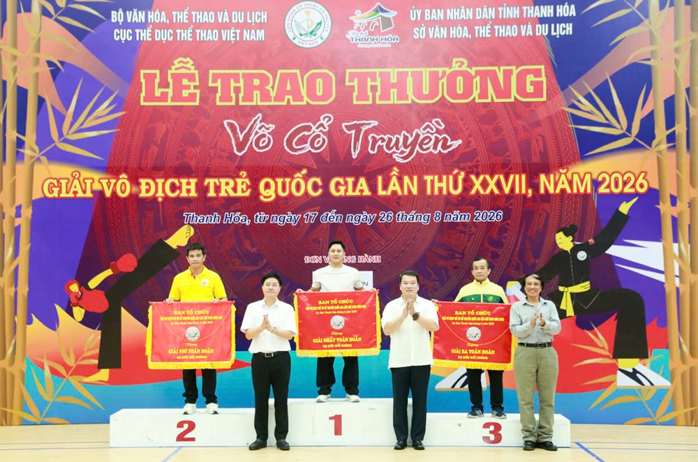 Võ cổ truyền trẻ hội tụ, Thanh Hóa khẳng định sức mạnh ở nội dung đối kháng - ảnh 1