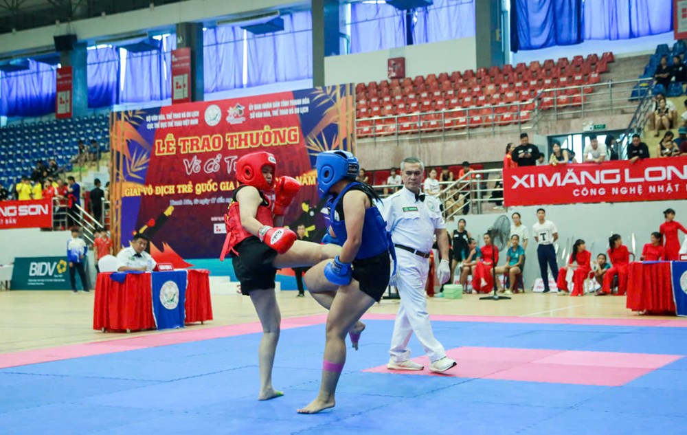 Võ cổ truyền trẻ hội tụ, Thanh Hóa khẳng định sức mạnh ở nội dung đối kháng - ảnh 3