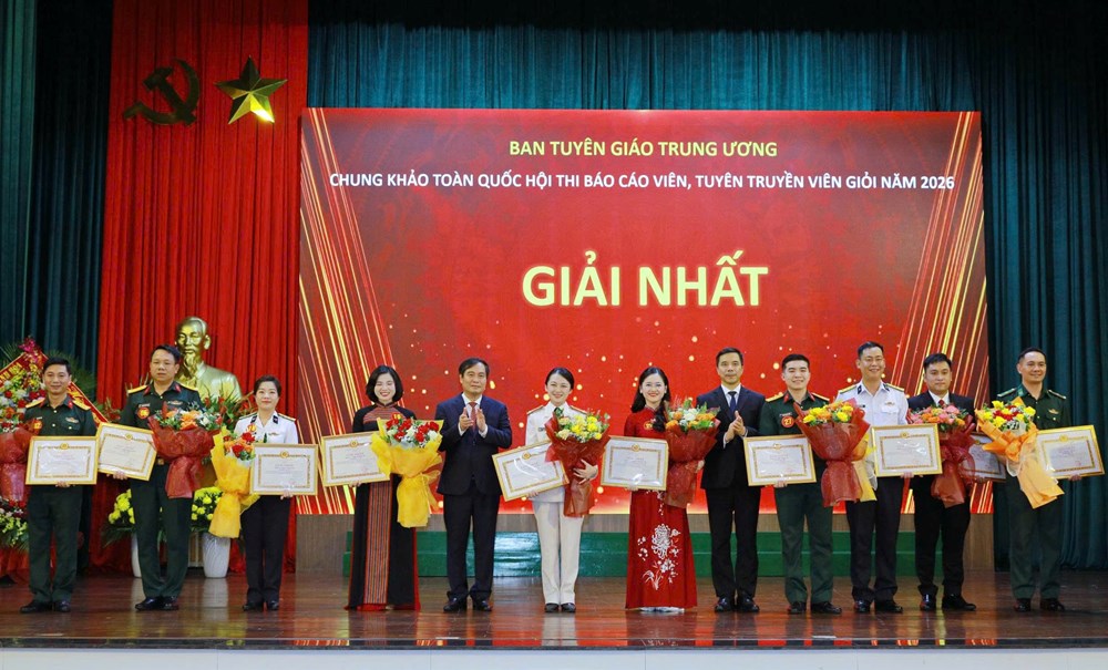 Bế mạc Hội thi Báo cáo viên, tuyên truyền viên giỏi toàn quốc năm 2026 - ảnh 3