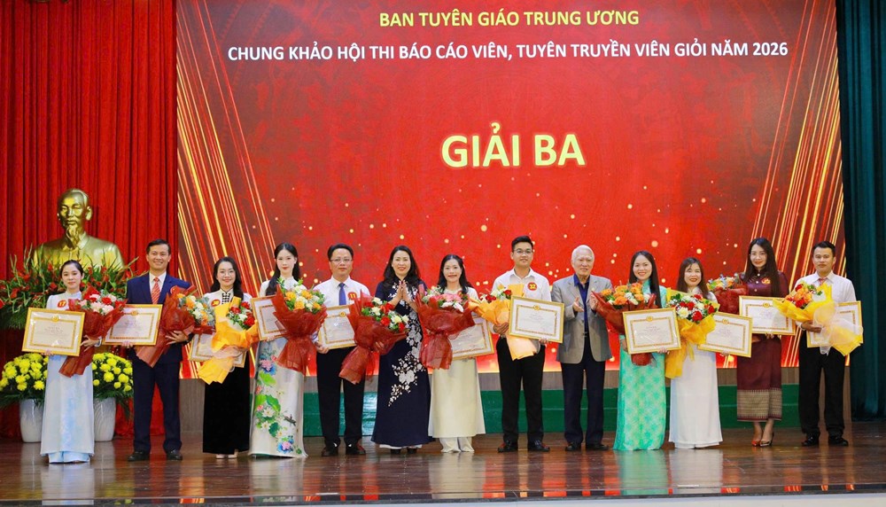 Bế mạc Hội thi Báo cáo viên, tuyên truyền viên giỏi toàn quốc năm 2026 - ảnh 5