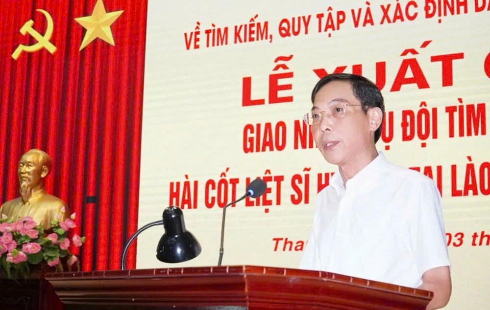 Thanh Hóa lên đường sang Lào tìm kiếm 130 hài cốt liệt sĩ - ảnh 2