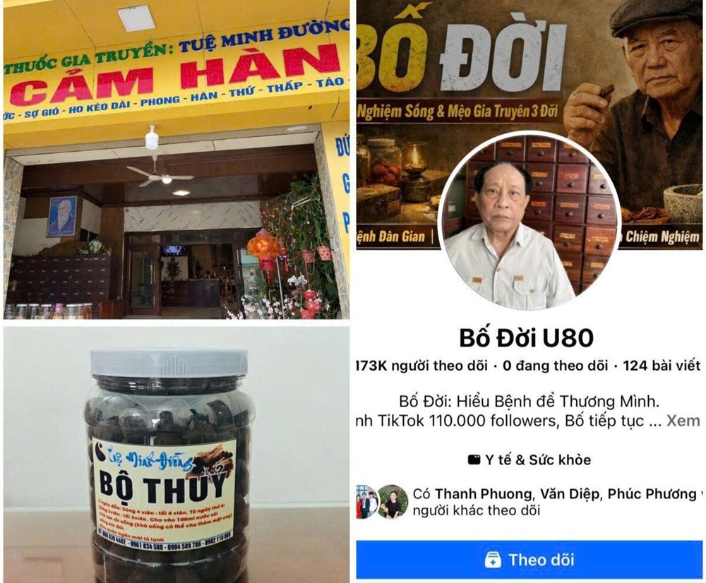 Công an Thanh Hóa tìm người từng mua thuốc đông y của “Bố Đời U80” - ảnh 1