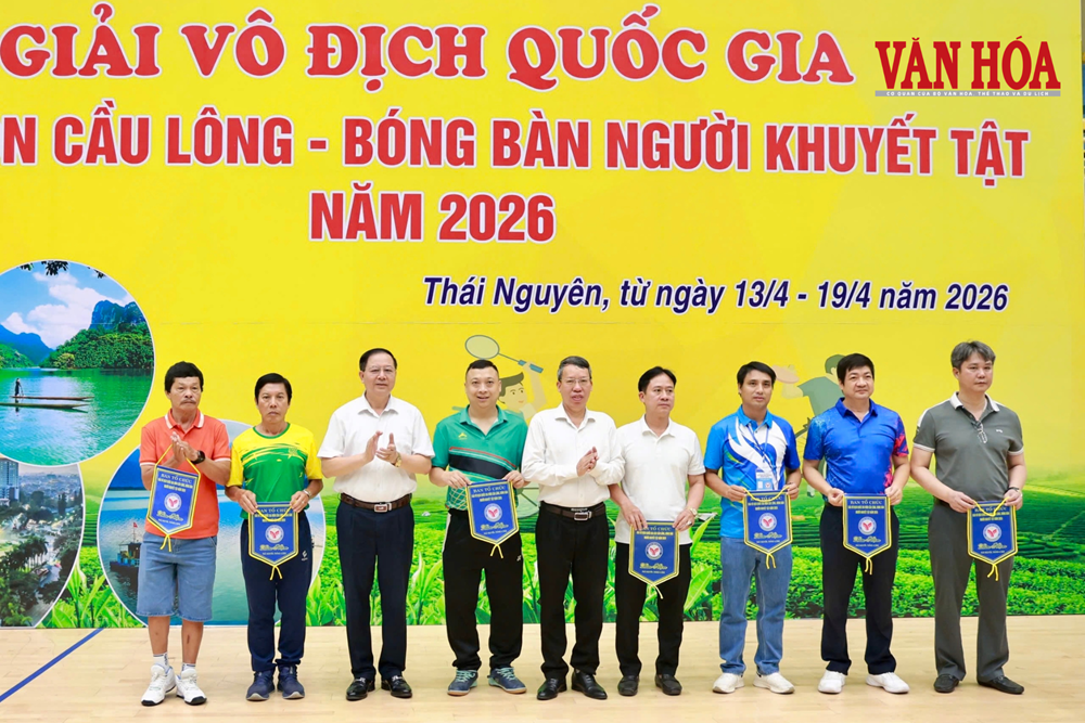 Thái Nguyên khai mạc giải thể thao quốc gia cho người khuyết tật - ảnh 1