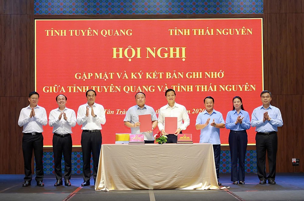 Thái Nguyên, Tuyên Quang mở rộng hợp tác chiến lược tạo dư địa phát triển - ảnh 1
