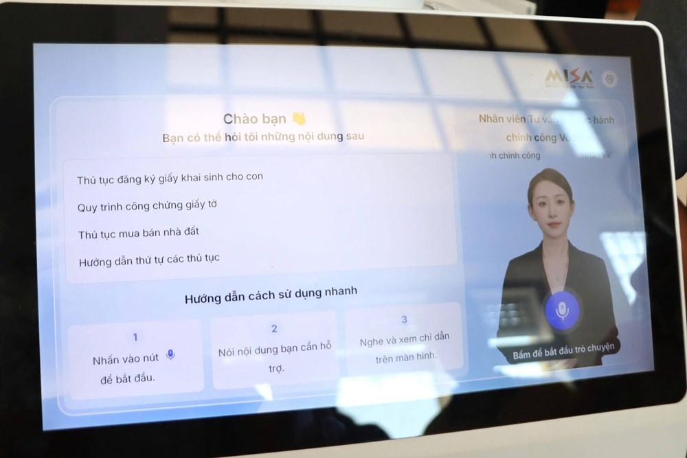 Thái Nguyên đưa robot AI vào phục vụ hành chính công - ảnh 2