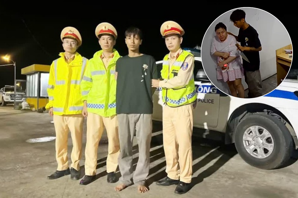 Xuyên đêm truy bắt kẻ kề dao vào cổ bà bầu cướp tài sản ở Thái Nguyên - ảnh 1