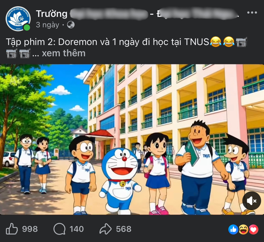 Nghi vấn xâm phạm bản quyền từ loạt video Doraemon quảng bá trường học ở Thái Nguyên - ảnh 2