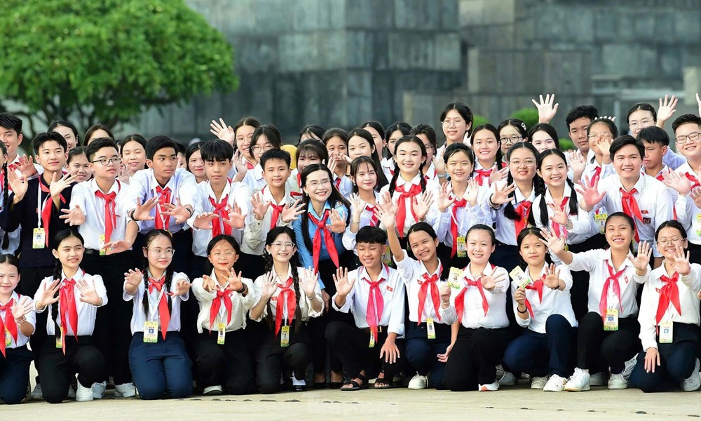 Thiếu nhi Thái Nguyên mang khát vọng tỏa sáng tại Festival toàn quốc - ảnh 2