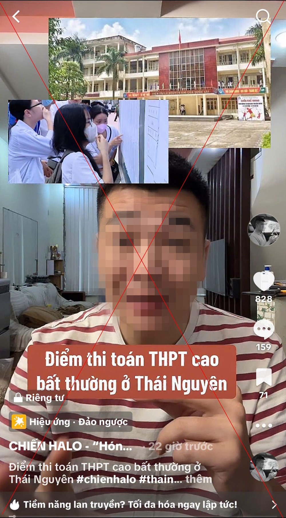 Làm rõ thông tin liên quan đến điểm thi môn Toán tại Thái Nguyên - ảnh 1