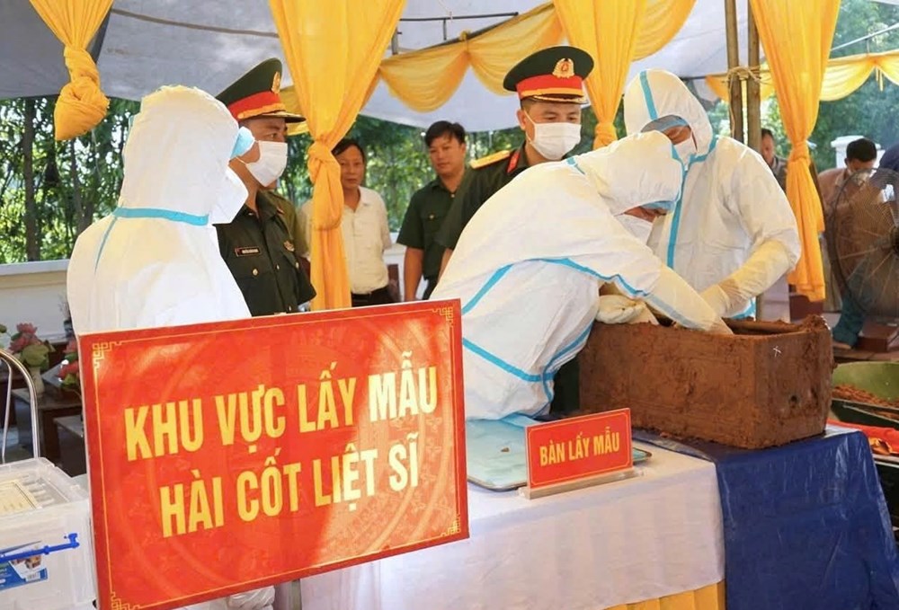 Thái Nguyên triển khai lấy mẫu ADN 28 hài cốt liệt sĩ chưa xác định danh tính - ảnh 2