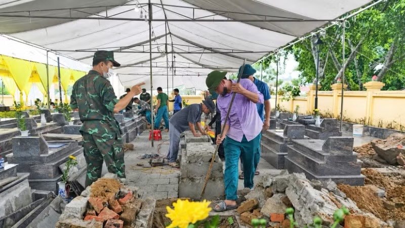 Thái Nguyên đặt mốc hoàn thành lấy mẫu ADN hài cốt liệt sĩ trong tháng 9 - ảnh 1