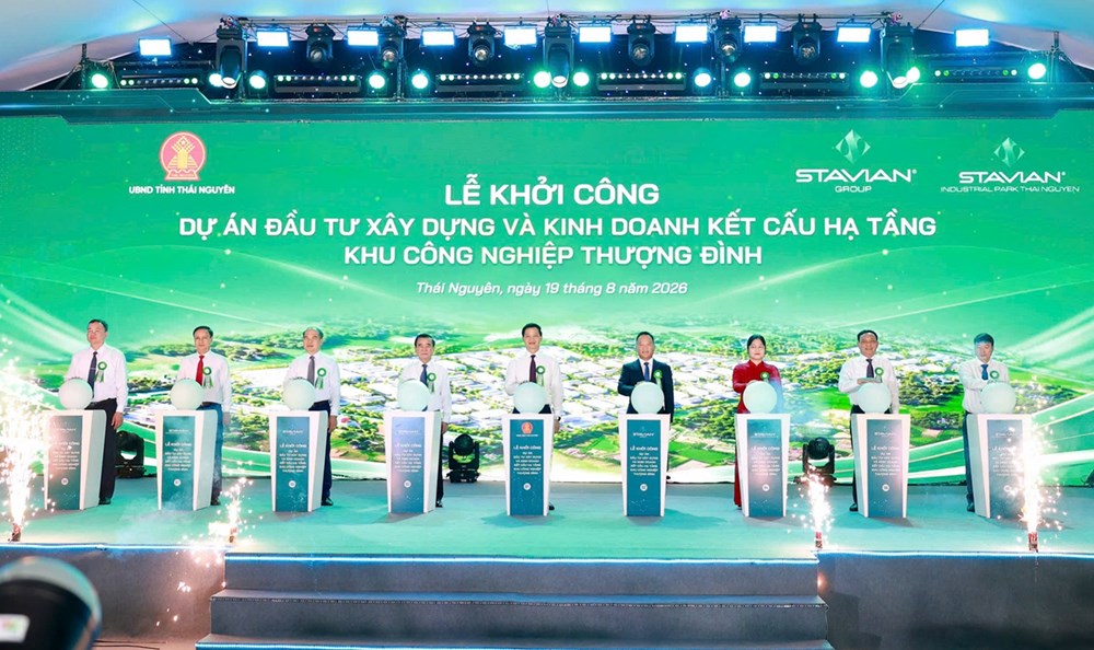 Khởi công khu công nghiệp 2.486 tỉ đồng nhân dịp 81 năm Cách mạng Tháng Tám - ảnh 5