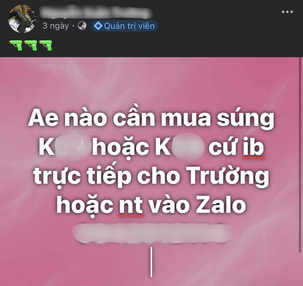 Lạng Sơn cảnh báo hiểm họa mua bán vũ khí trên không gian mạng - ảnh 2