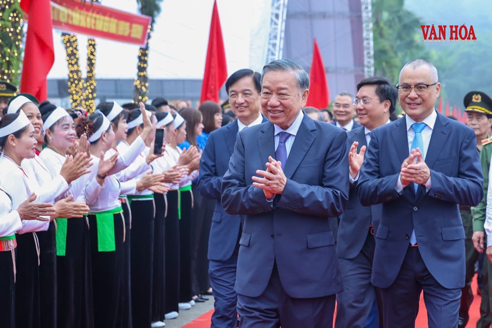 Tổng Bí thư, Chủ tịch nước Tô Lâm dự lễ khánh thành Tượng đài “Bác Hồ với ngày hội non sông“ - ảnh 1