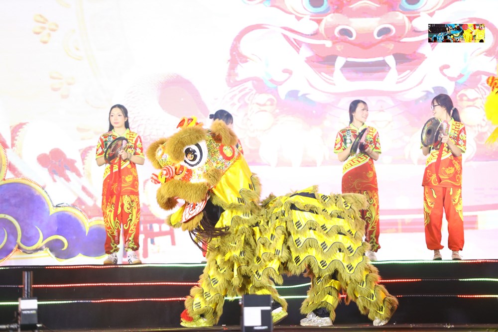 Biển người xuống phố ngắm dàn đèn lồng khổng lồ ở phố núi Thái Nguyên - ảnh 11