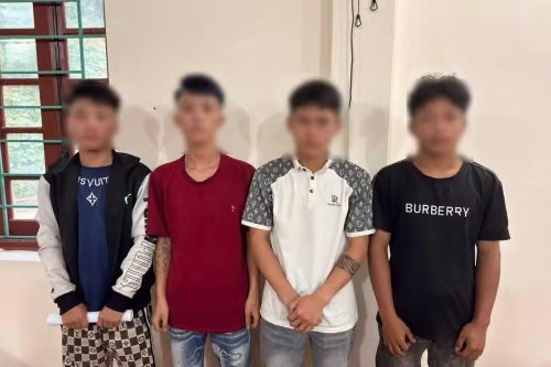 Khởi tố nhóm thanh thiếu niên trong độ tuổi vị thành niên về tội gây rối trật tự - ảnh 1